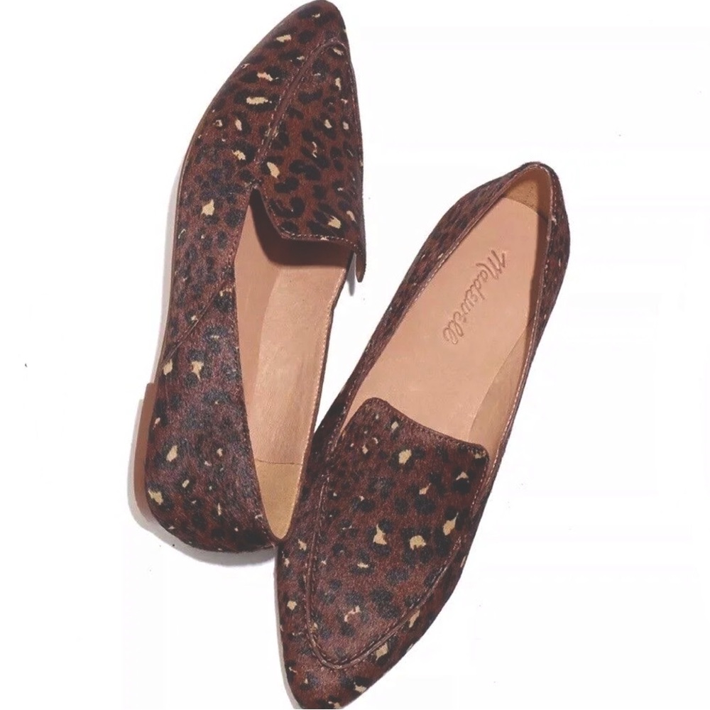 Madewell LIKE NEW Frances Skimmer Leopard Flats